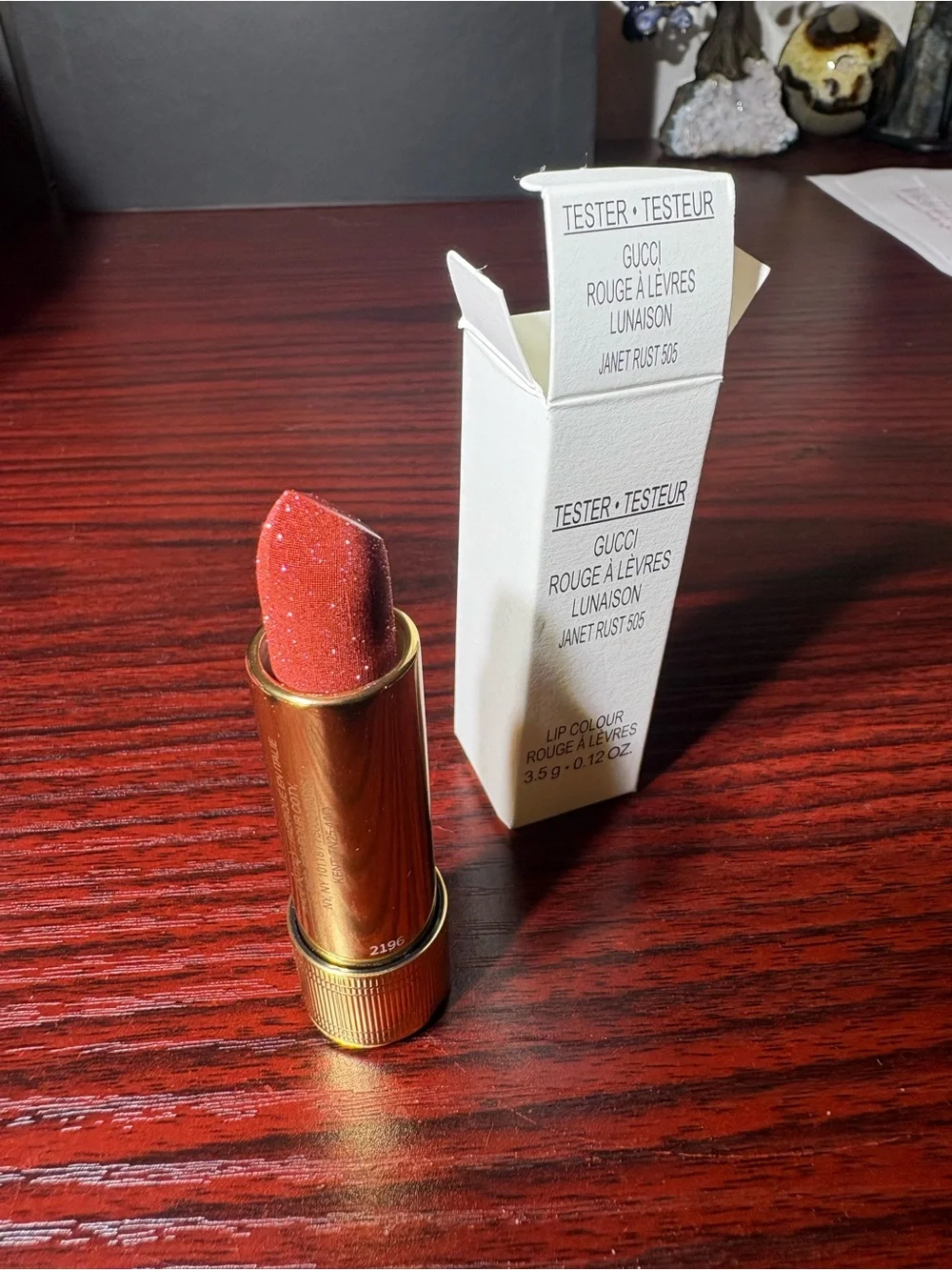 Gucci Lipstick Janet Rust 505 Tester